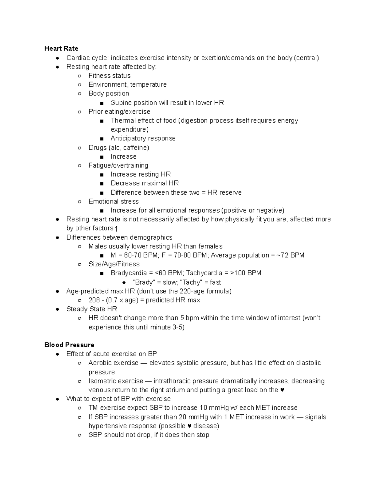 heart rate and blood pressure - Heart Rate Cardiac cycle: indicates ...