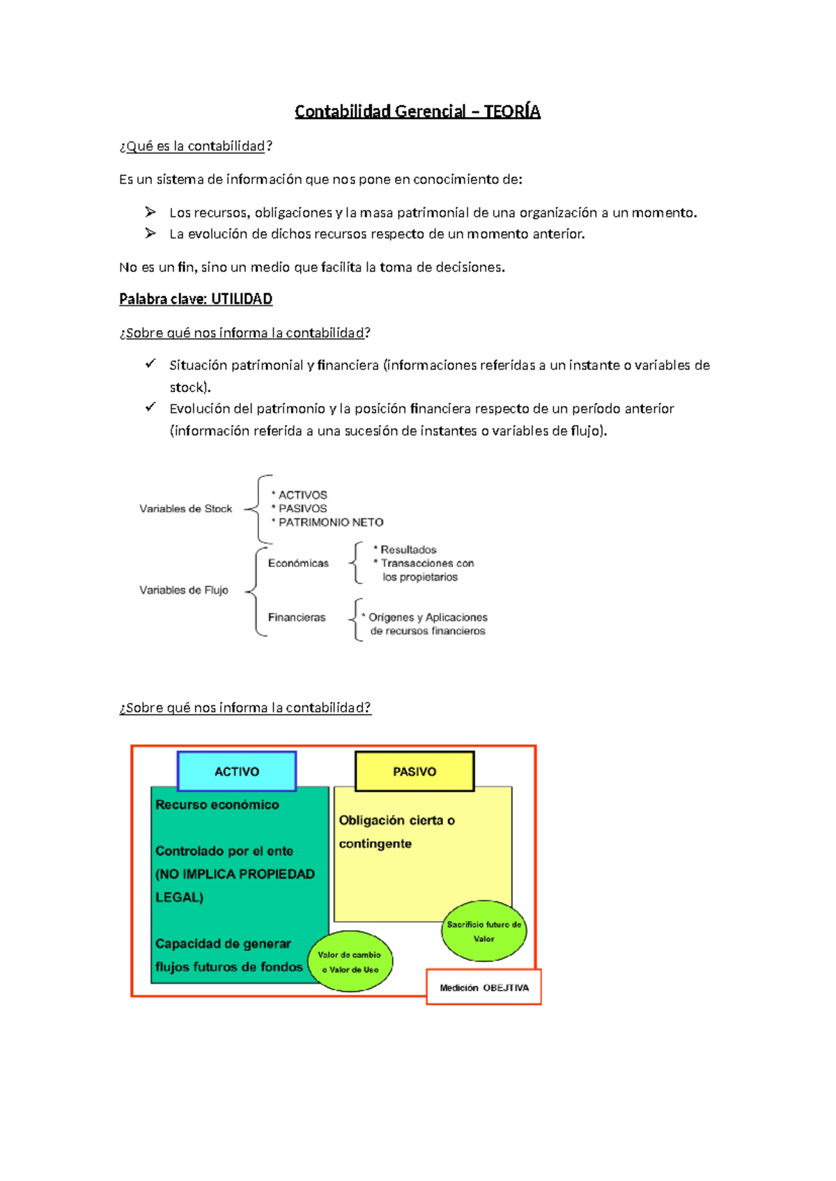 Teoria Contabilidad Gerencial Contabilidad Gerencial TeorÍa ¿qué Es La Contabilidad Es Un 0467