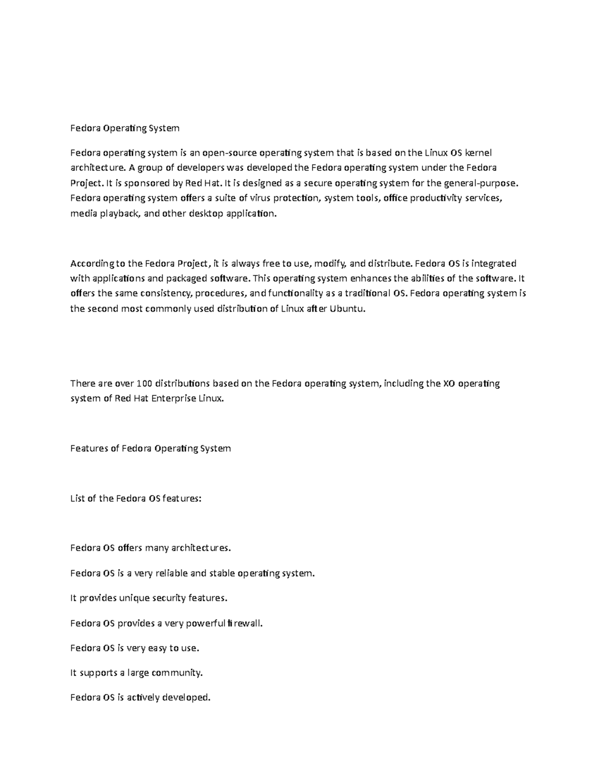 Fedora Operatin-WPS Office - Fedora Operating System Fedora operating ...