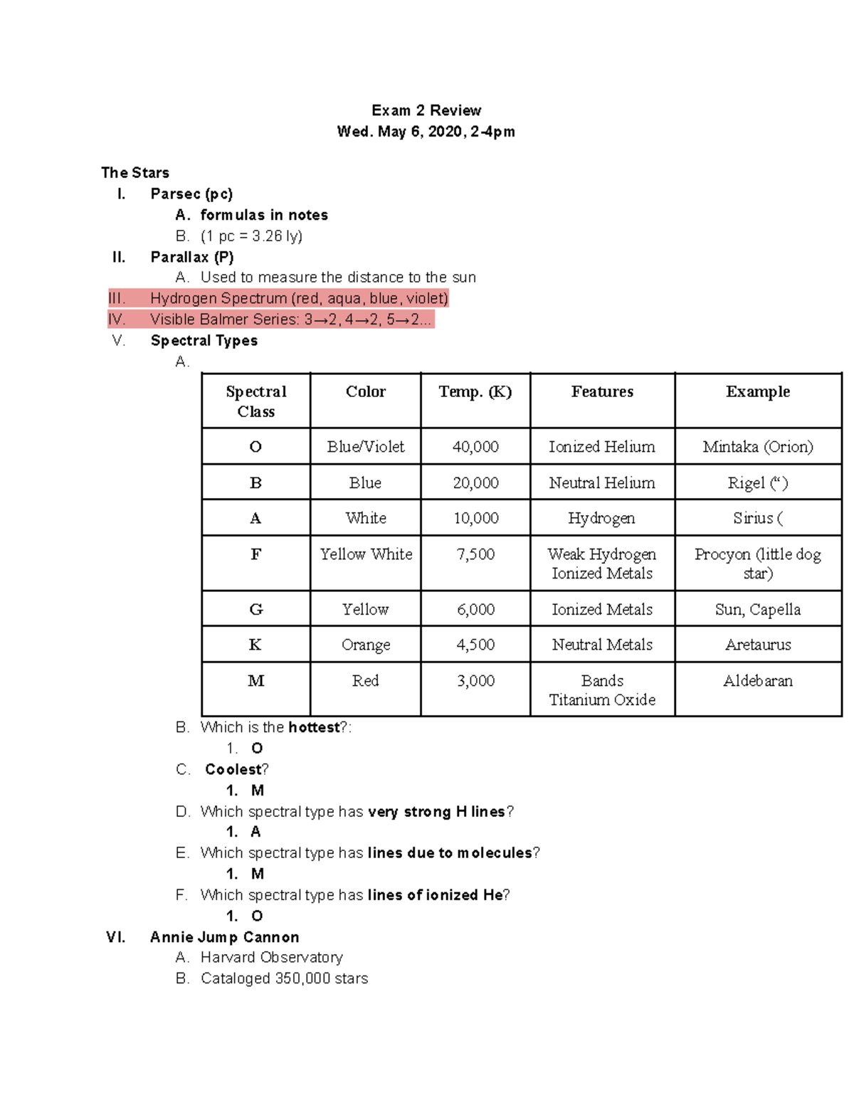 PSci 21 Exam 2 Study Guide Exam 2 Review Wed. May 6, 2020, 24pm The