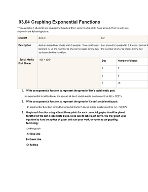 03.04 Graphing Exponential Functions - 03 Graphing Exponential ...