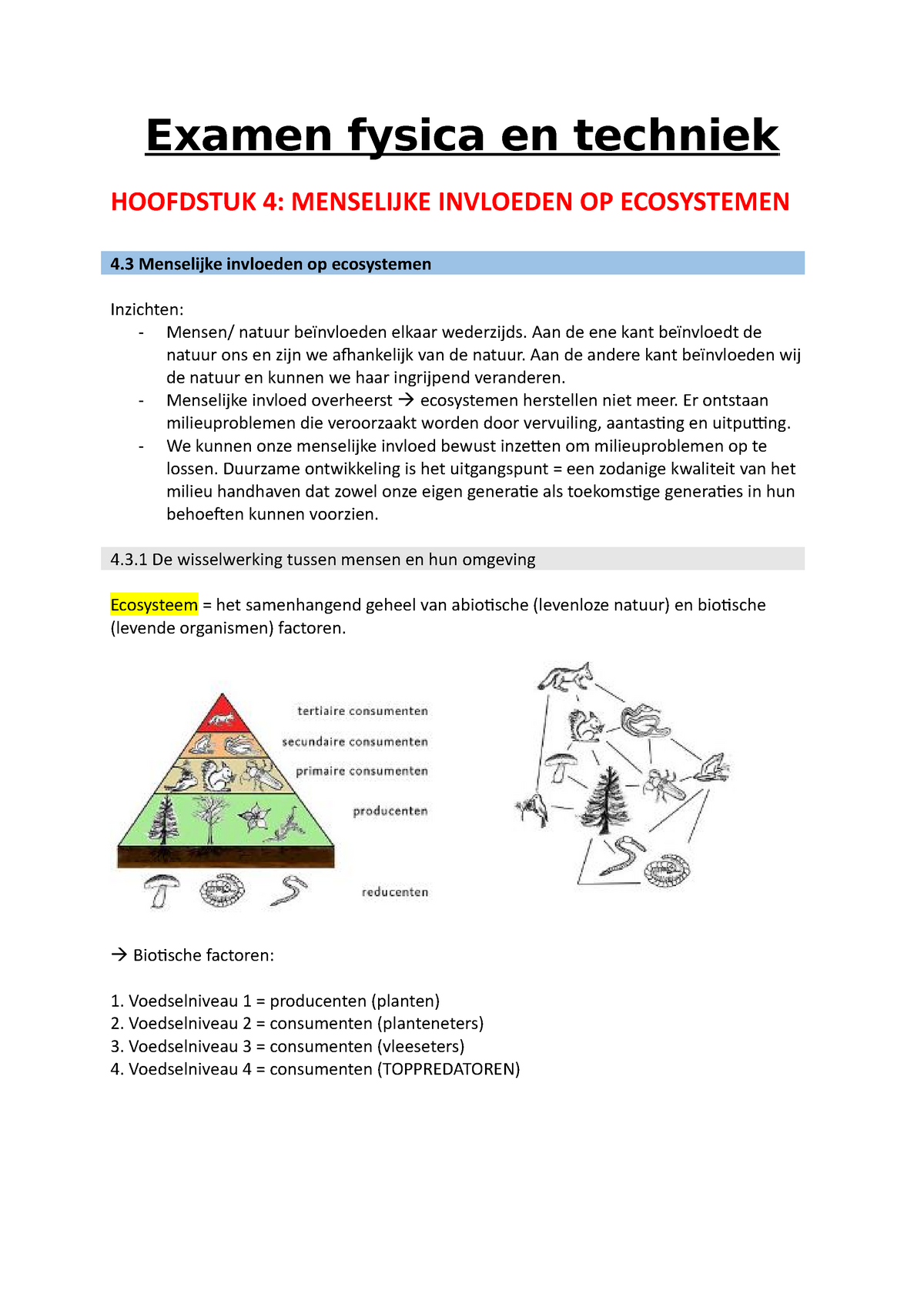 Fysica En Techniek Samenvatting - Examen Fysica En Techniek HOOFDSTUK 4 ...