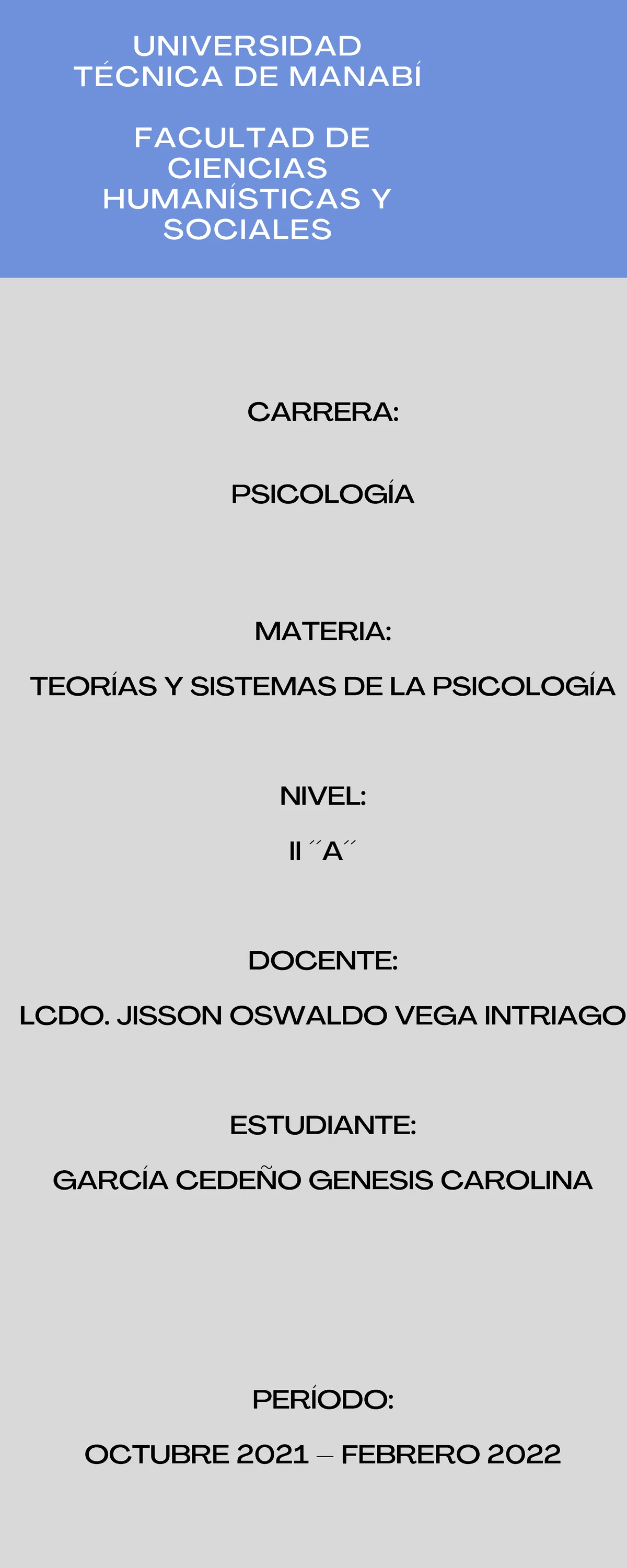 Doc2 - Teorias y sistemas de la psicologia - Studocu