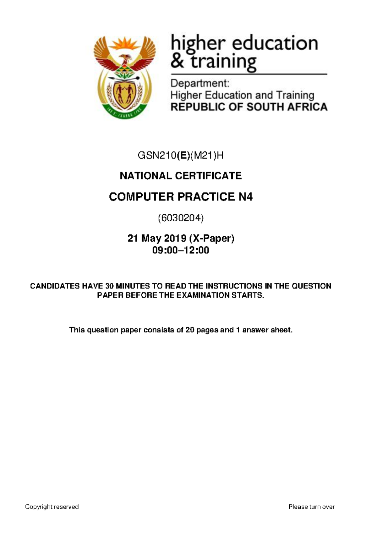 N210 - Computer Practice N4 QP JUNE 2019 - GSN210(E)(M21)H NATIONAL ...