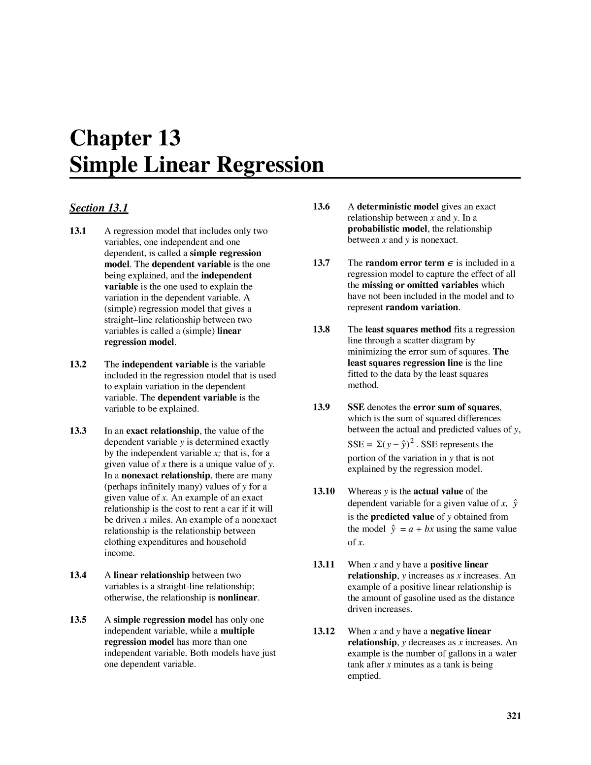 Chapter 13 - Bài Tập Sách - Chapter 13 Simple Linear Regression 321 ...