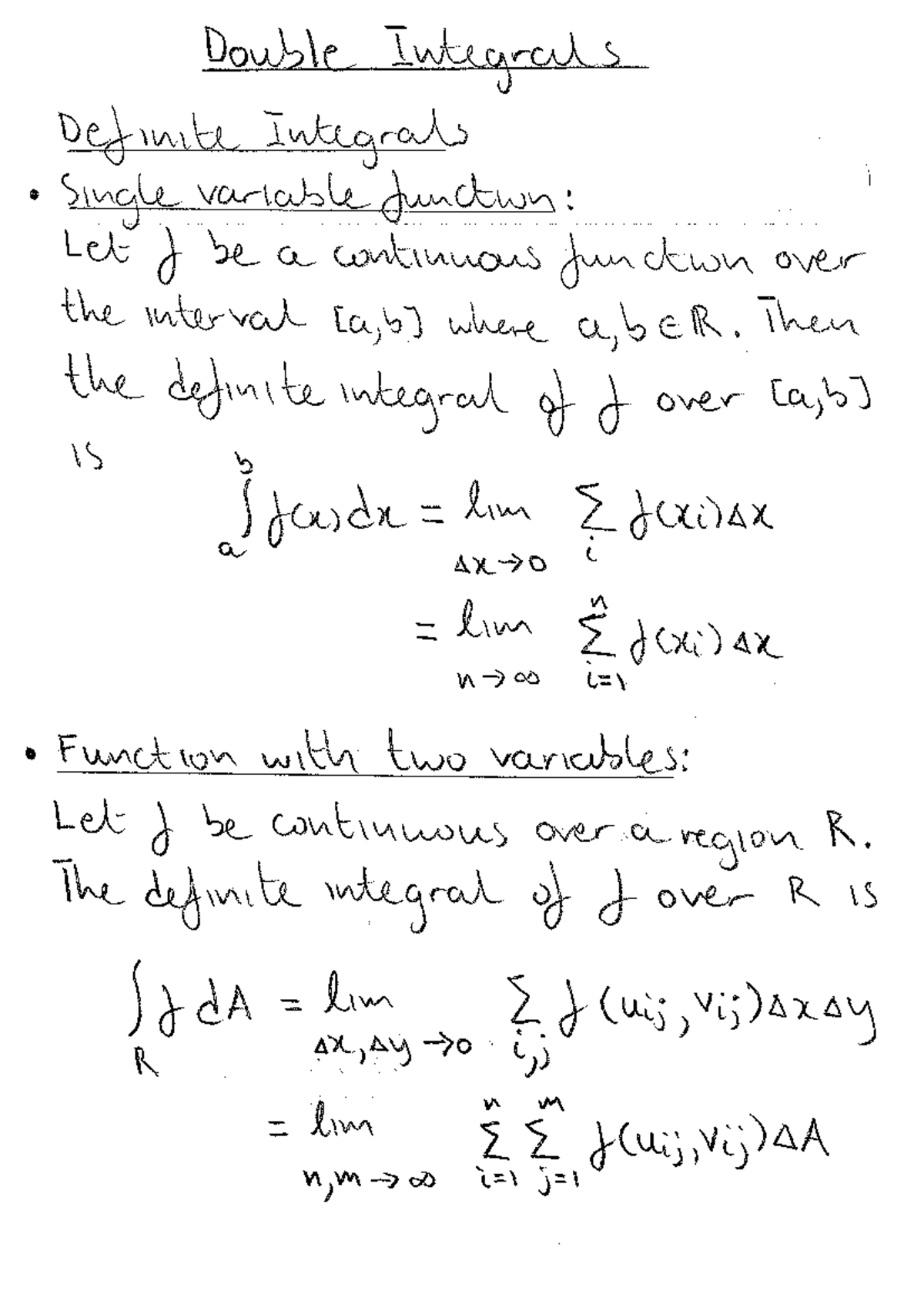 Hand Written Notes - GOOD EXPLANATION - MATT102 - Studocu