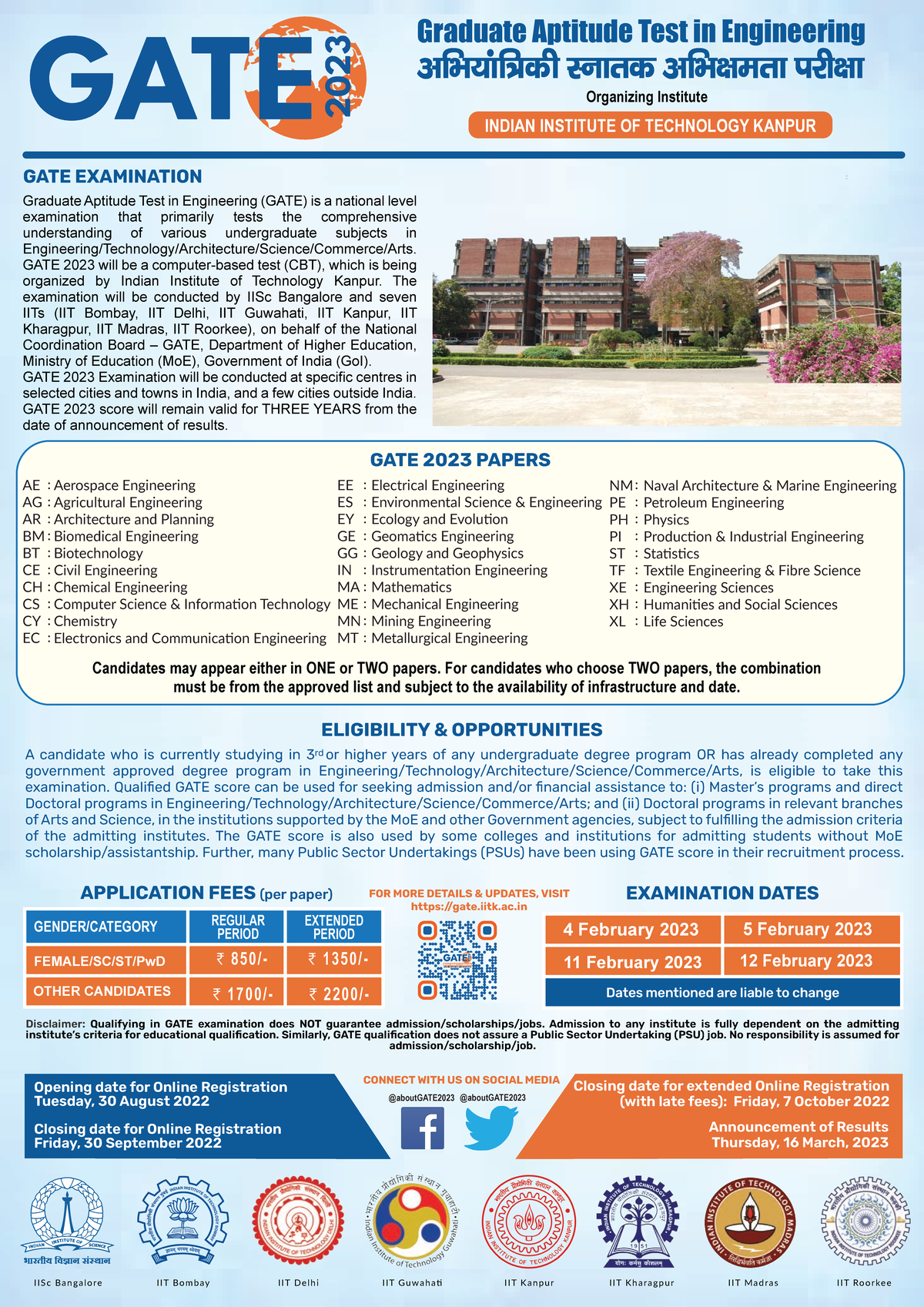 Gateposter - Nice - Graduate Aptitude Test in Engineering Organizing ...