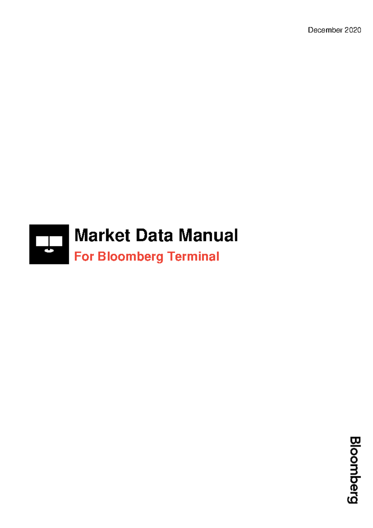 Bloomberg User Manual _ Basic Bloomberg Tech Functions – NJHW