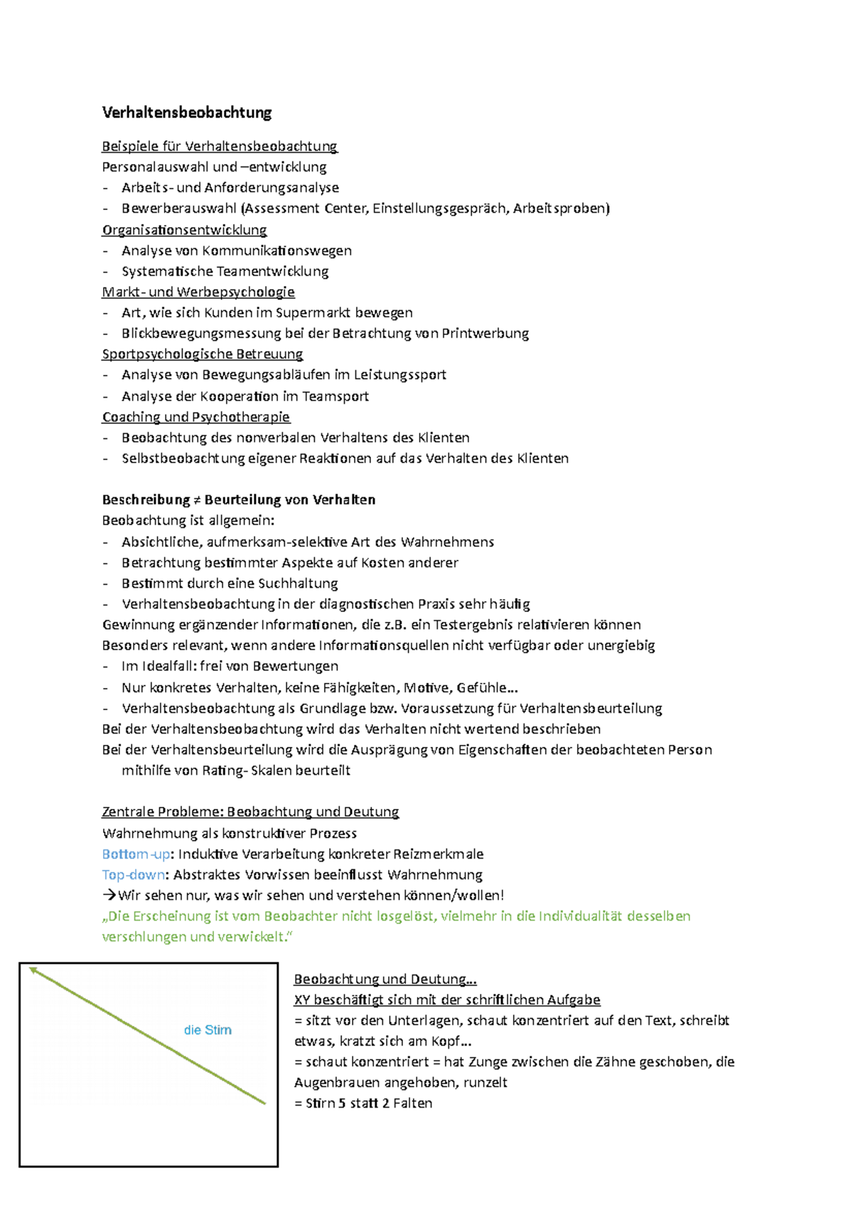 8. Verhaltensbeobachtung - Verhaltensbeobachtung Beispiele für ...