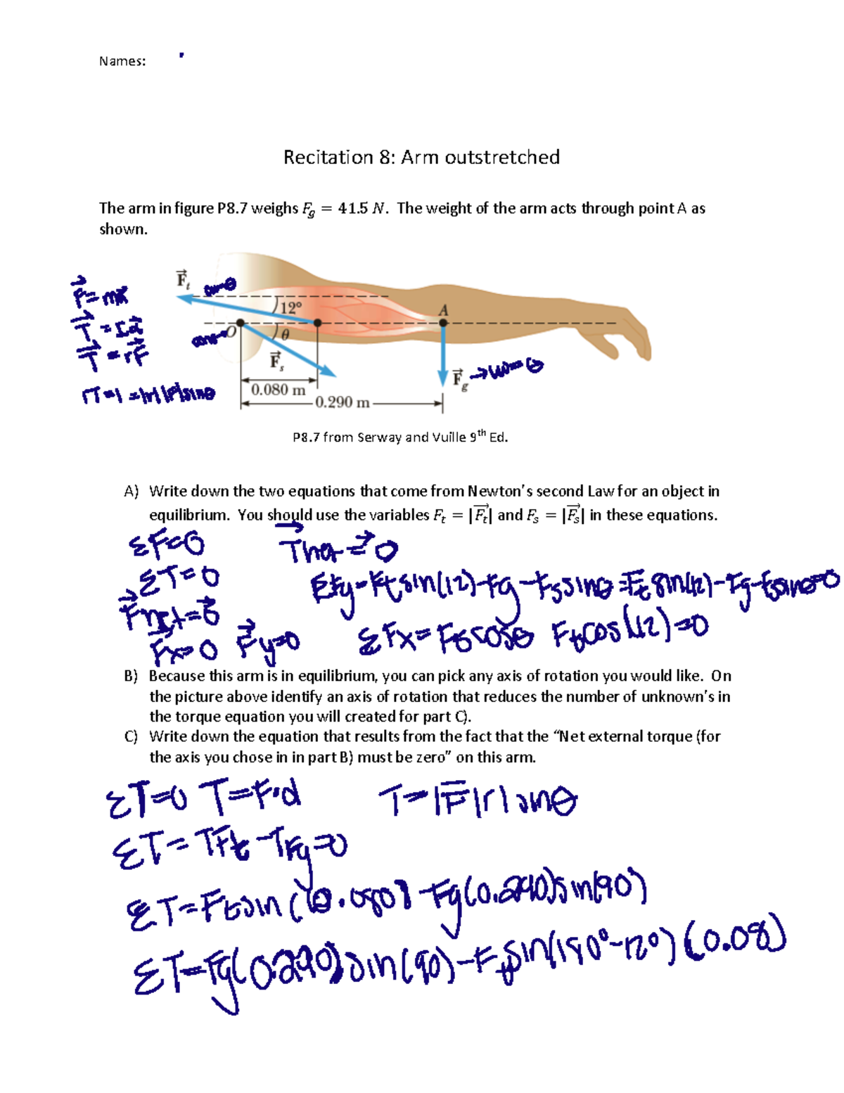 Recitation+8-+Arm+outstretched - Names: Recitation 8: Arm outstretched ...