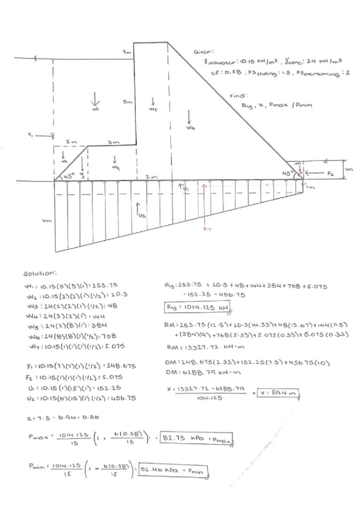 Dam Analysis - Civil Engineering - Studocu