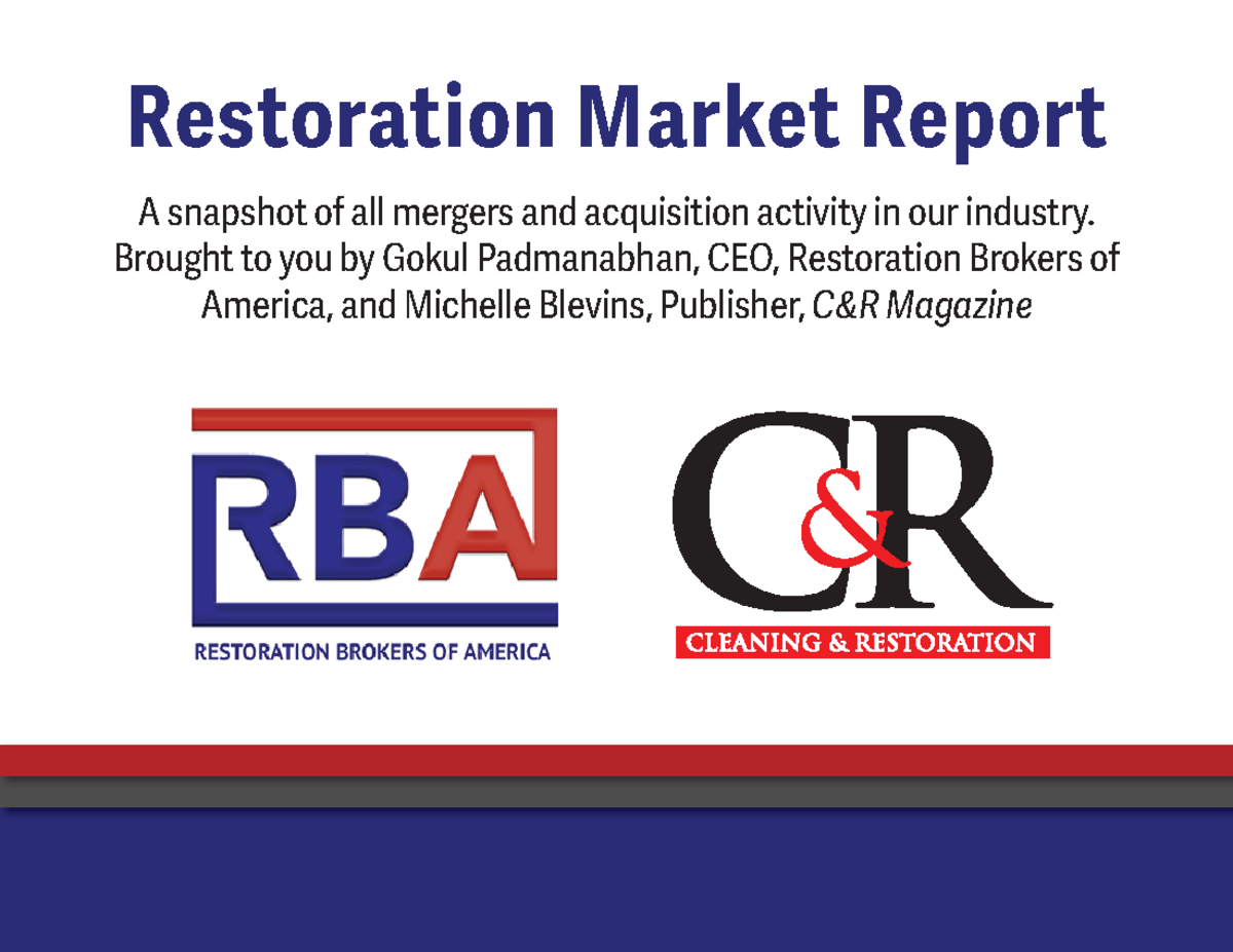 RBA2021Annual Report v3 Restoration Market Report A snapshot of all