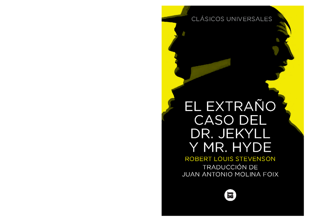 9788483433188 L33 24 - Libro "El extraño caso del dr. jekyll y mr. hyde