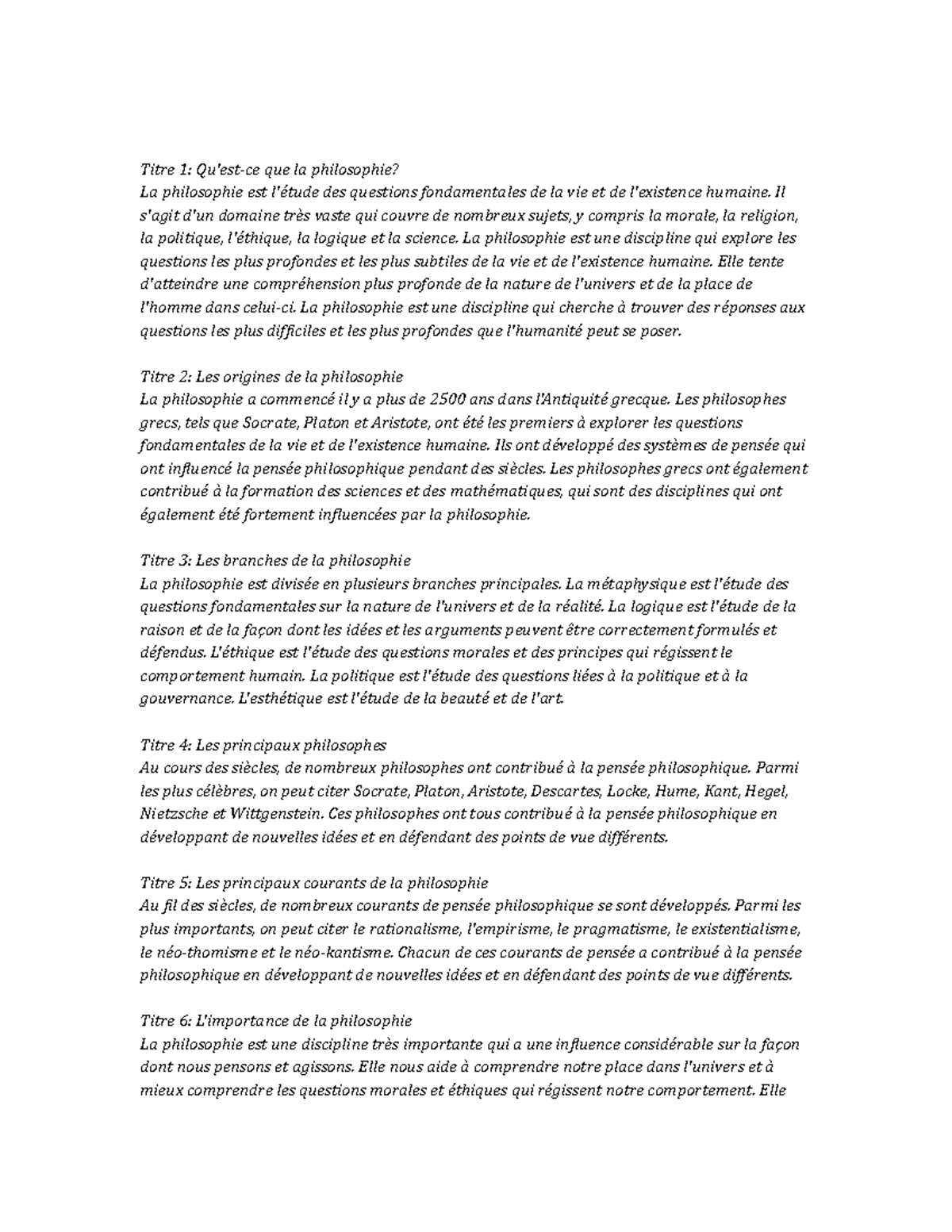 Finalité Définition Philosophique – TOMP