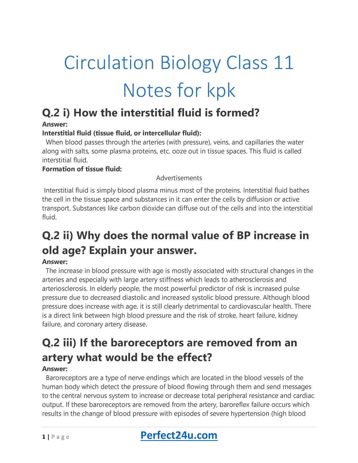 biology-notes-fa-fsc-chapter-no-12-circulation-circulation-biology