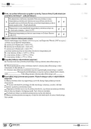 Test - Rozdzia 2. Ludnosc I Osadnictwo Test Z Widoczna Punktacja ...