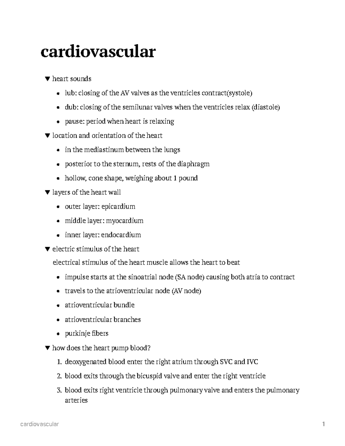 The Cardiovascular System - Chapter 11 - Sample Questions ...