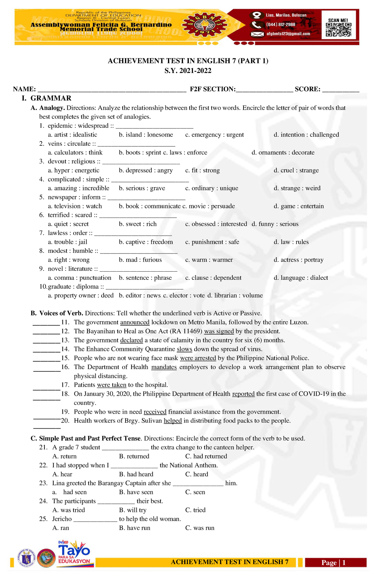 achievement-test-in-english-7-page-1-achievement-test-in-english-7