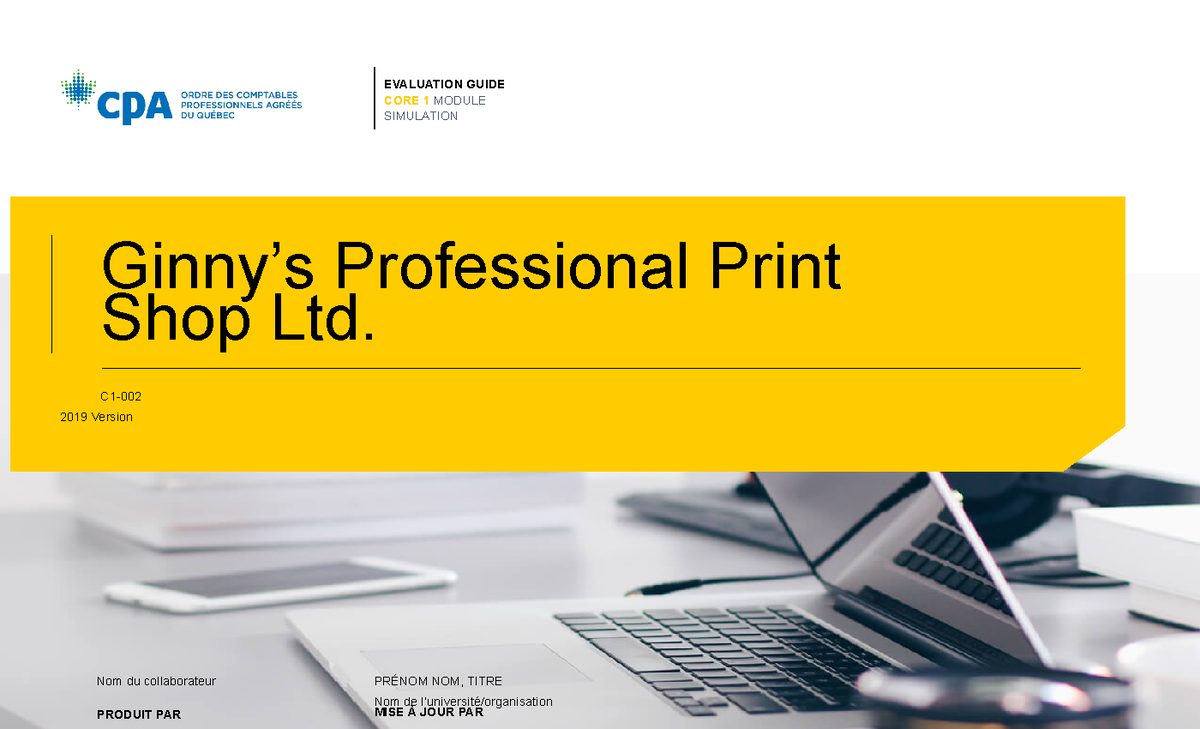 Ginnys Guide case Ginny’s Professional Print Shop Ltd. C1 2019