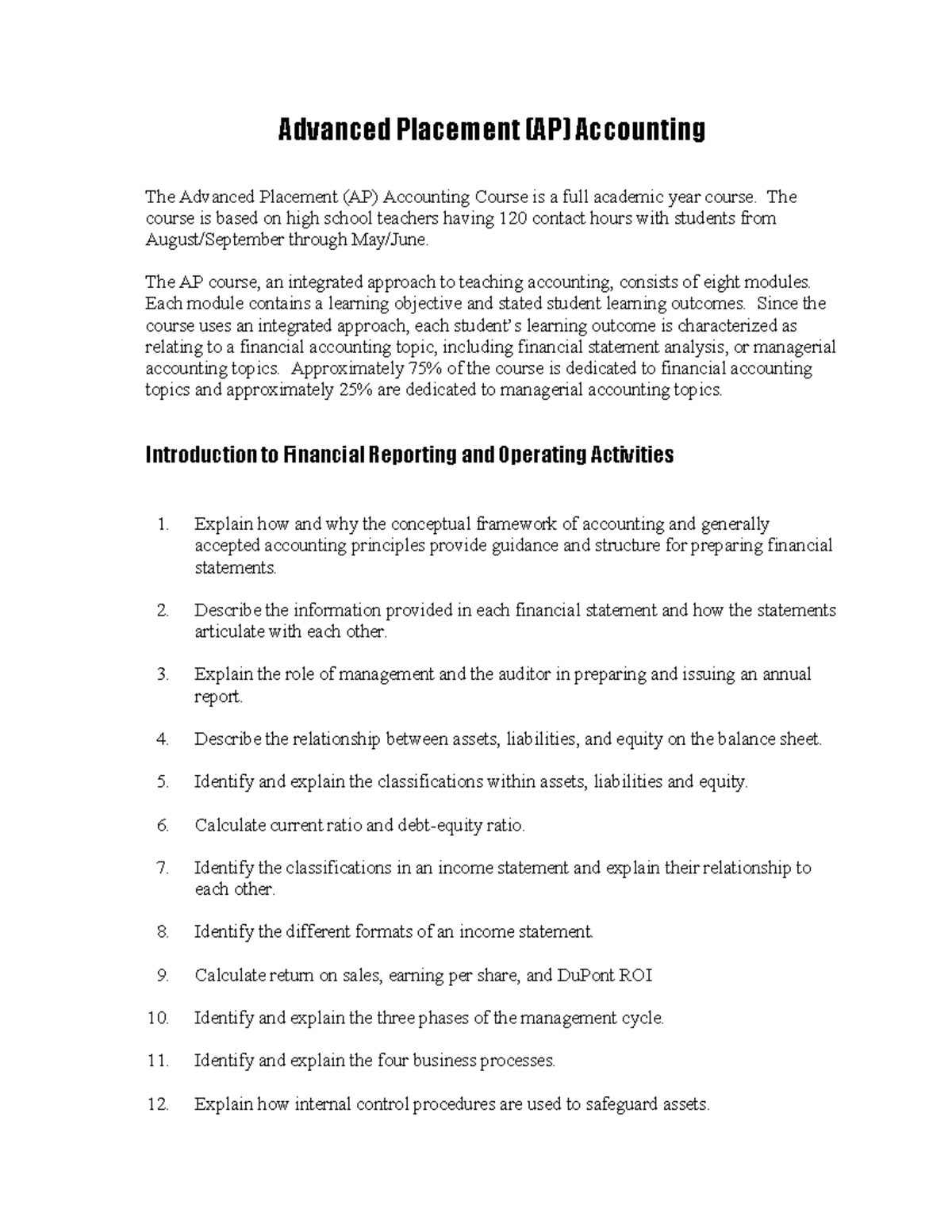 Accounting outline - the summary sheet for the course - - Studocu