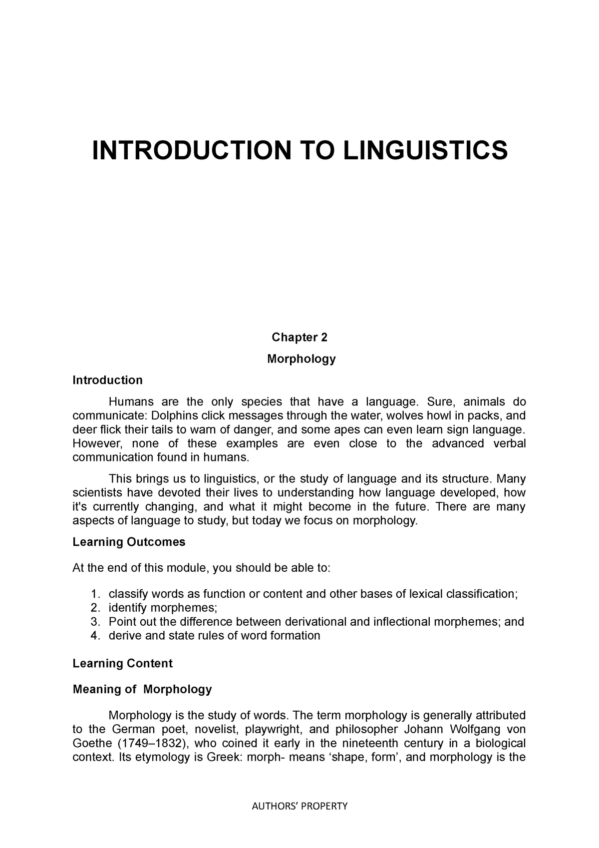 chapter-2-morphology-lecture-bsed-math-studocu