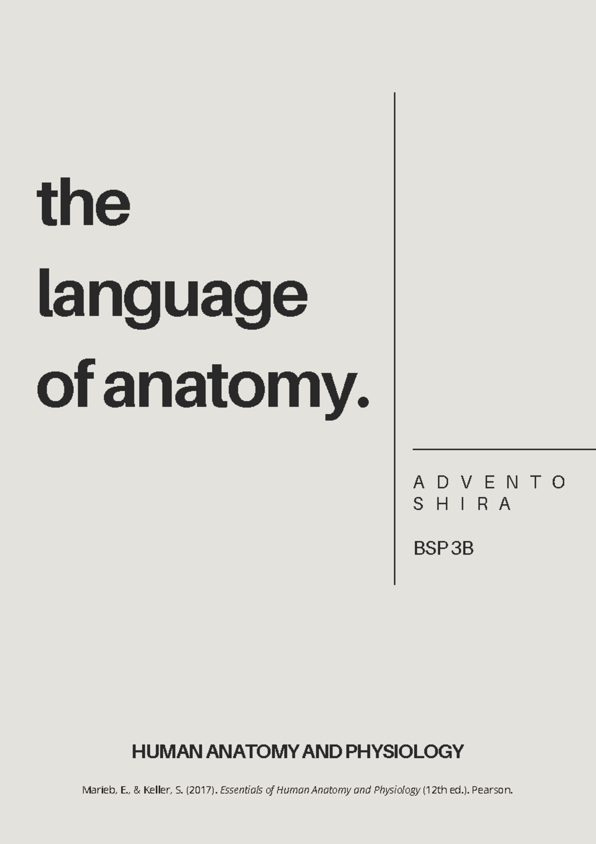 TASK 2 Introduction TO Human Anatomy AND Physiology Advento the