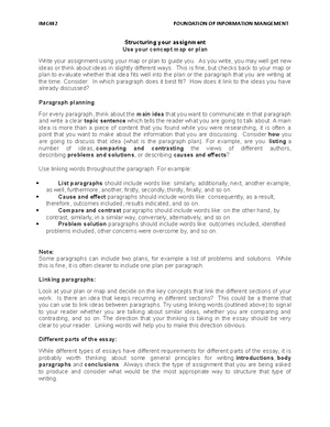Information Science Library Management IM244 Assignment Guidelines ...