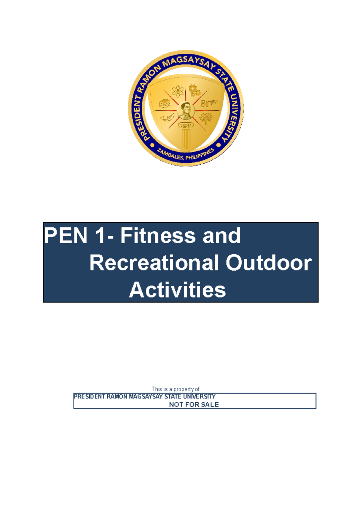 physical education recreational activities module