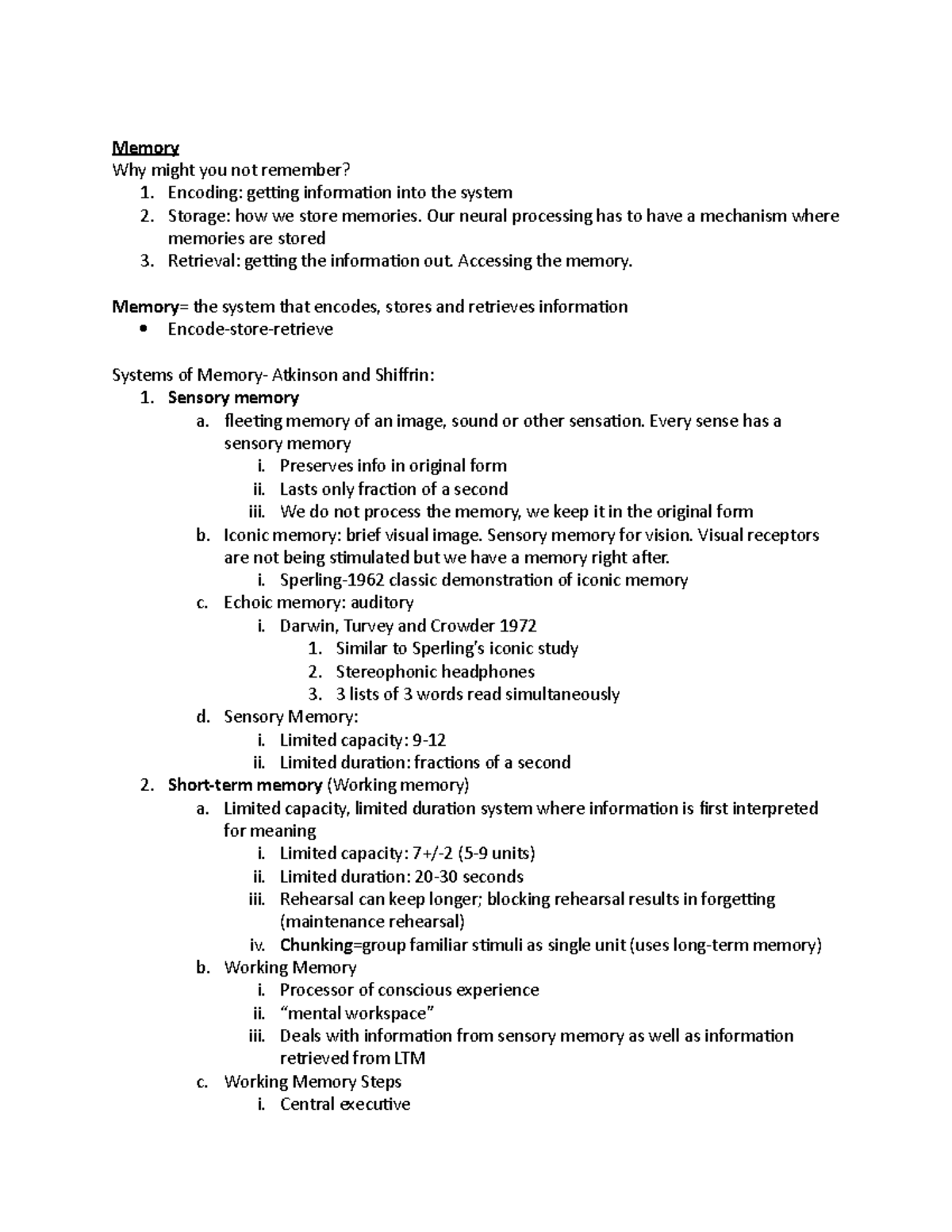 Psy100 Exam 3 - These Are The Notes For Exam 3 In PSY 100 For Dr ...