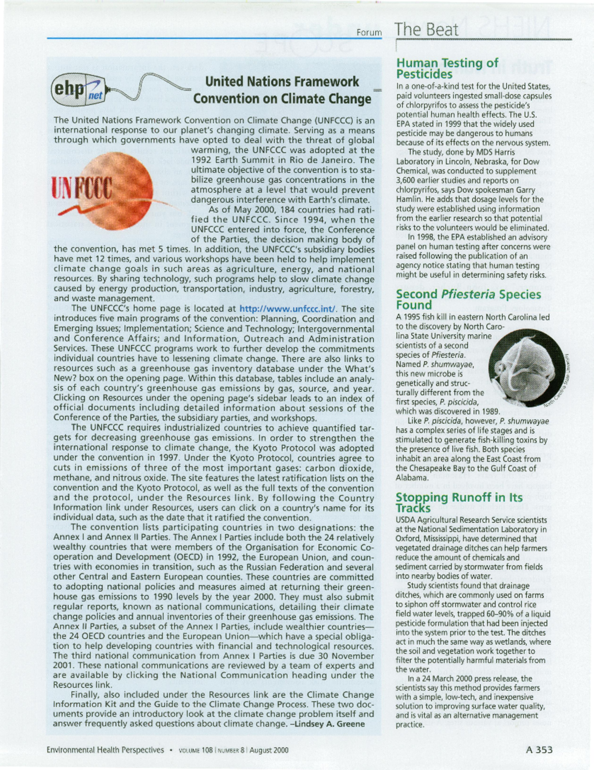 united nations framework convention on climate change - Forum
