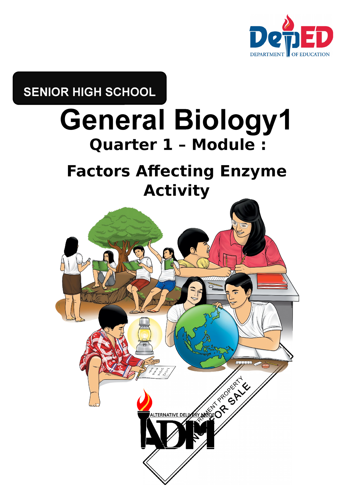 Admmodule Grade 1112 (STEM BIO1112Iij19) General Biology Quarter