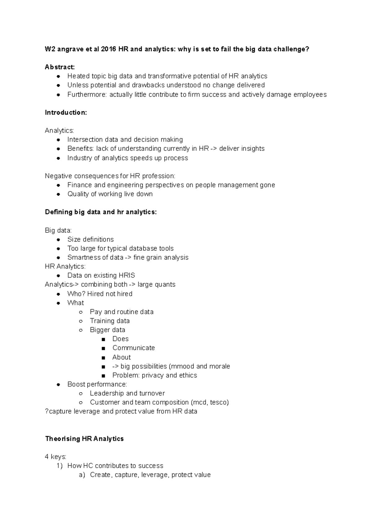 W2 angrave et al 2016 - reading week two summary - W2 angrave et al ...