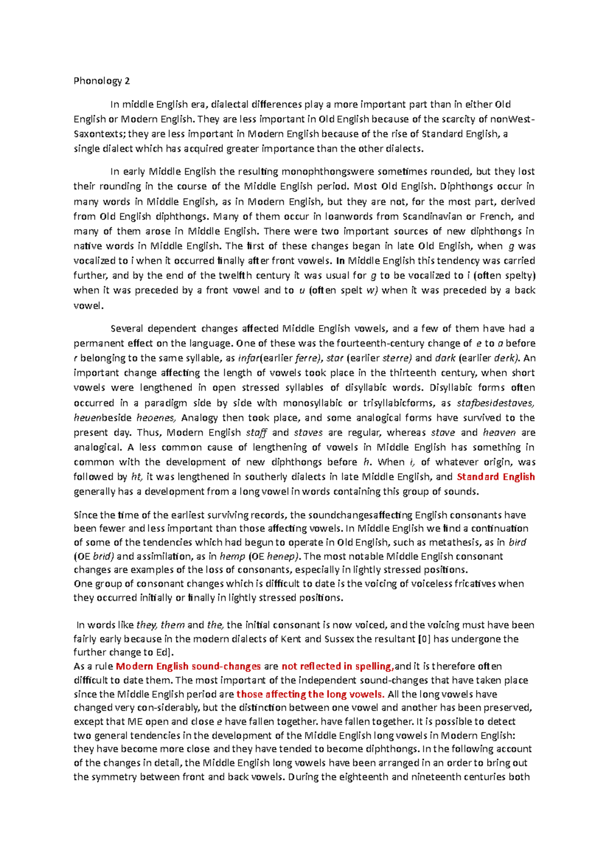 Phonology 2 Summarize Dipulihkan Otomatis Phonology 2 In Middle 