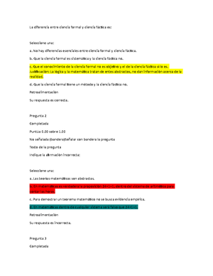 Examen 4 - El Ejercicio De La Verificación Está Dirigido A: Seleccione ...