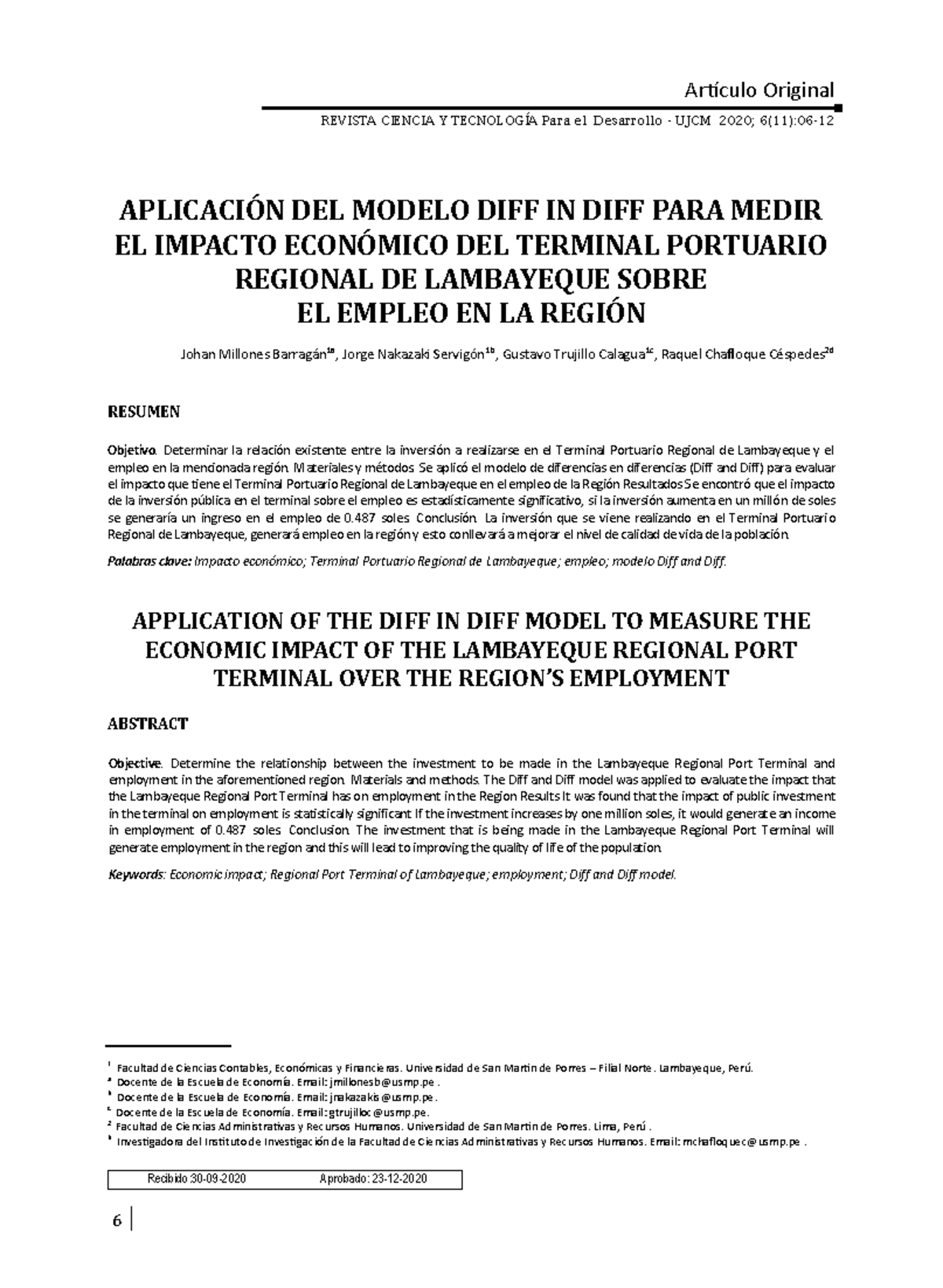 TIF - Ejemplo DE Desarrollo 1 de una maquina - Artículo Original ...