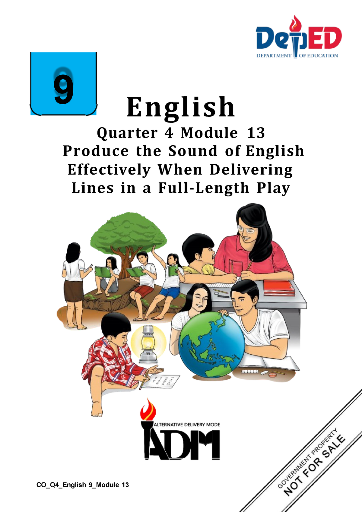 ENG9-Q4-MOD13 - Assignmnet - 9 English Quarter 4 Module 13 Produce the ...