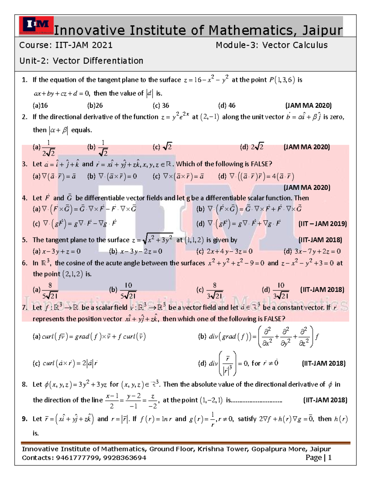 vector-differentiation-iim-innovative-institute-of-mathematics