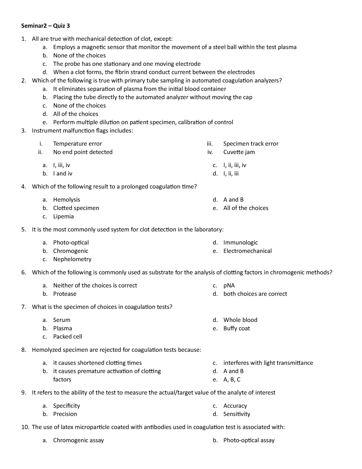 Seminar 2-Quiz-3 - It is a quiz actually to provide you answers for the ...