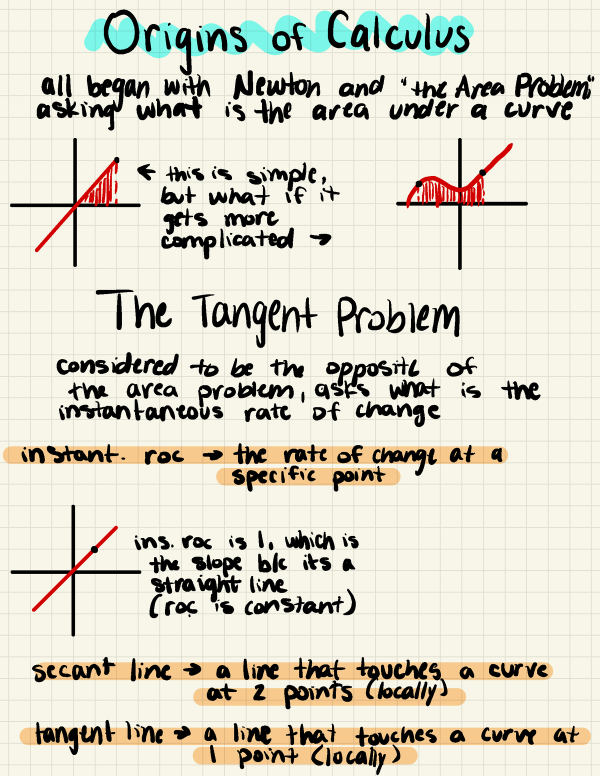 Origins Of Calculus - MATH 10A - Studocu