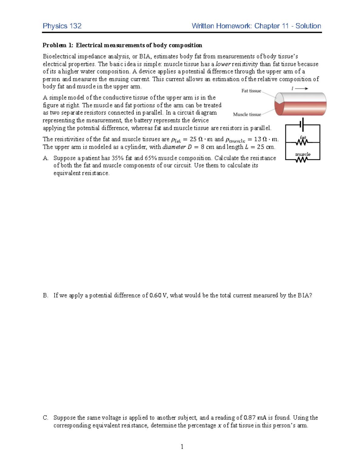 Ch 11 Written Problems - Sp24 - Physics 132 Written Homework: Chapter ...