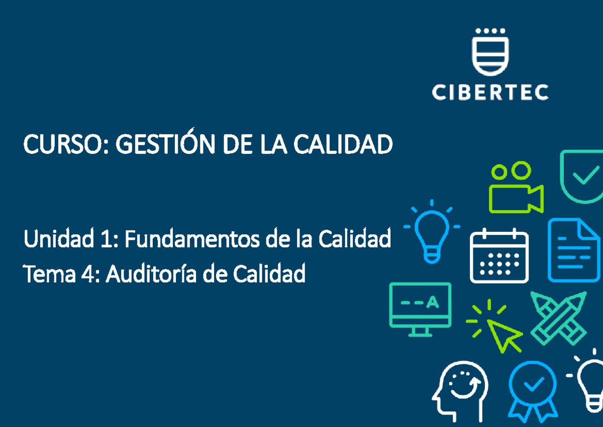 5.- PPT Unidad 01 Tema 04 2024 05 Gestión de la Calidad (SP0607 ...
