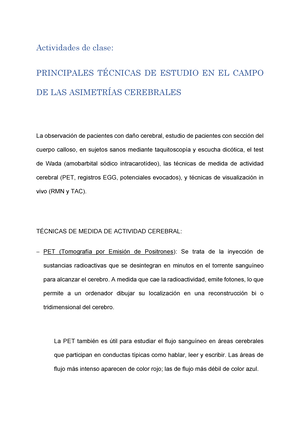 y técnicas de estudio - Actividades de clase: PRINCIPALES TÉCNICAS DE ESTUDIO EN EL CAMPO - StuDocu