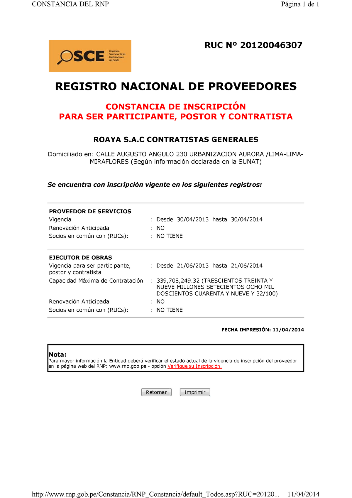 Registro Nacional De Proveedores Constancia - Image To U