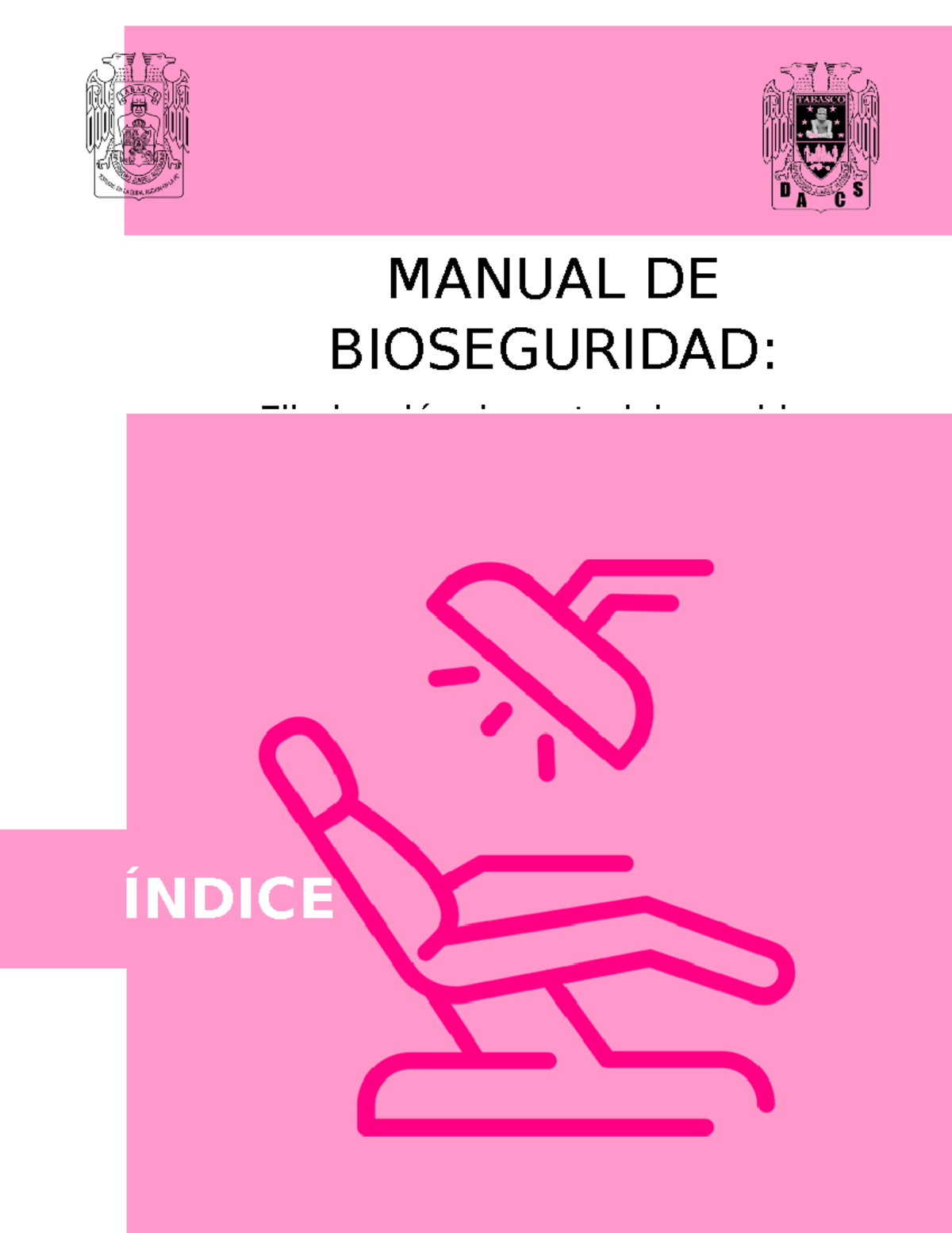 Manual De Bioseguridad - MANUAL DE BIOSEGURIDAD: Eliminación De ...