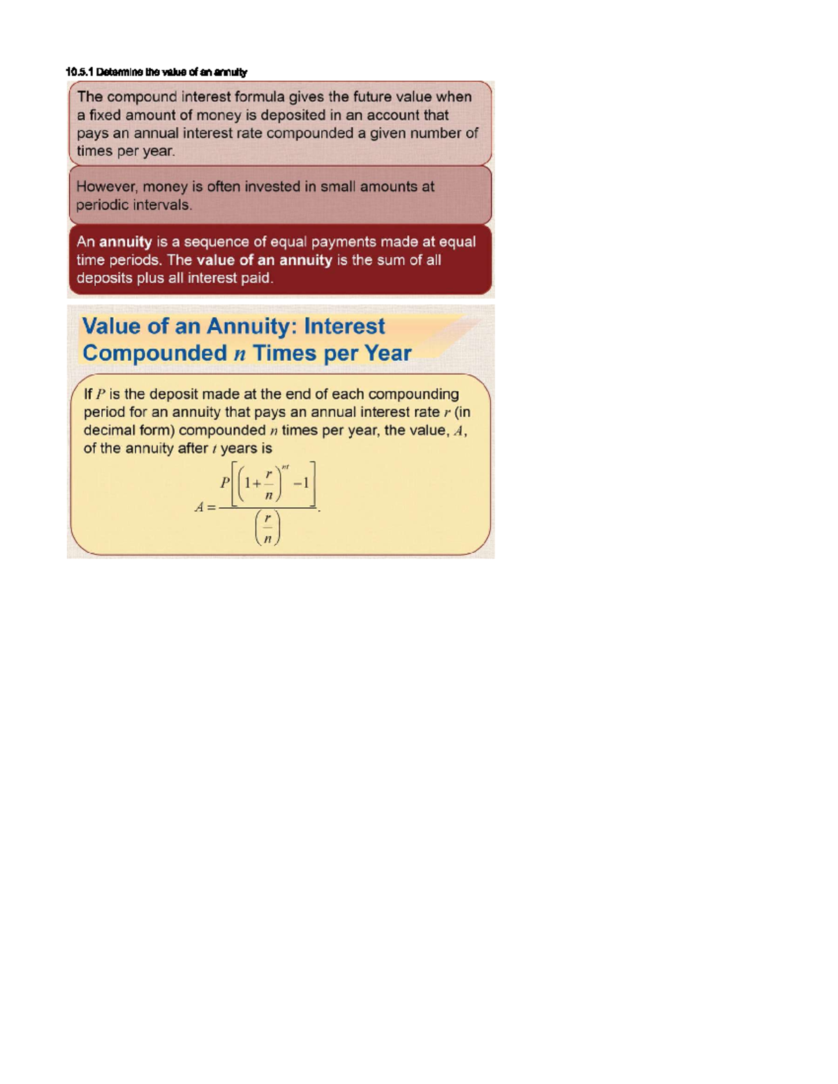 10.5 Lecture Notes - MATH 1010 - Studocu