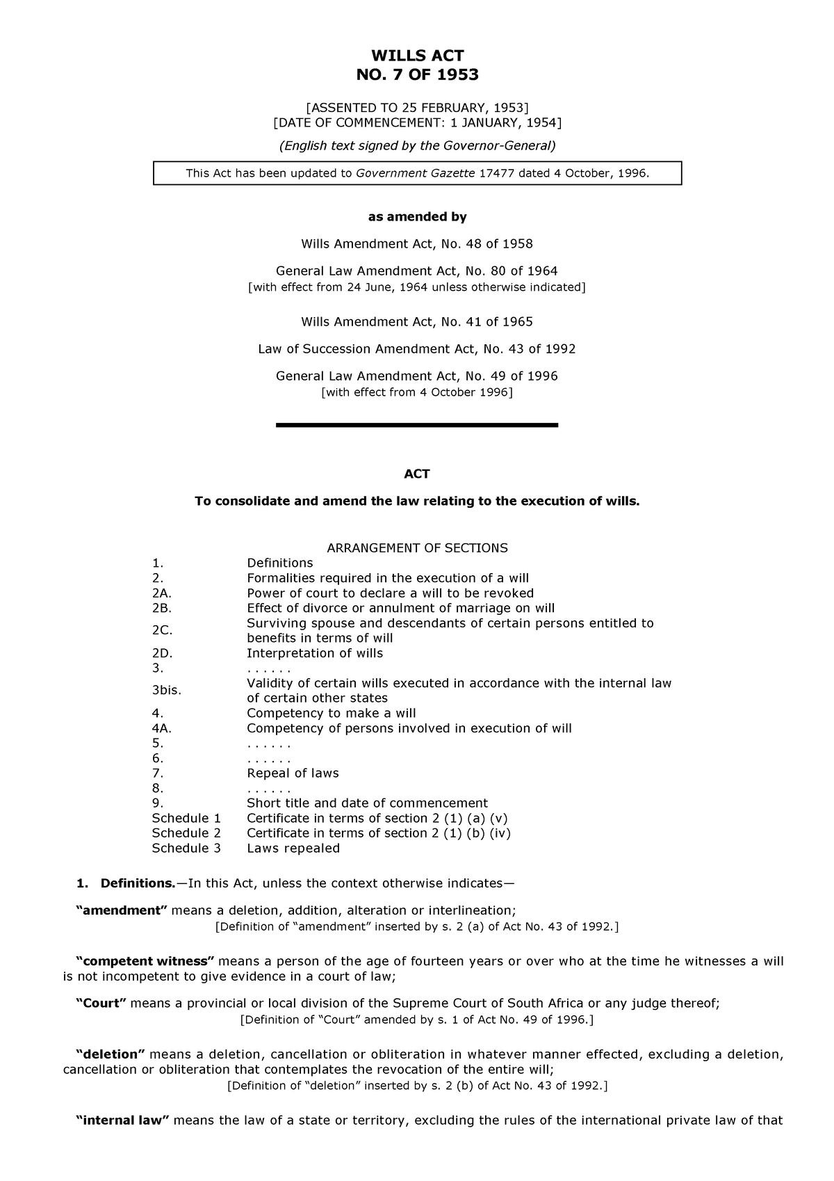 wills-act-no-7-of-1953-wills-act-no-7-of-1953-assented-to-25