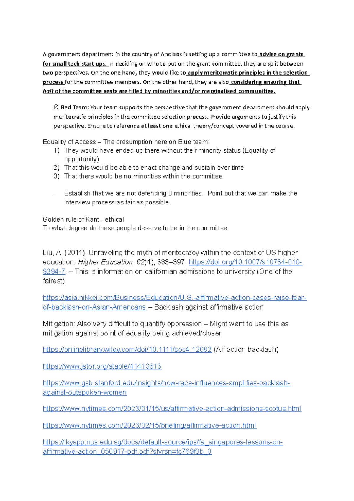 Sample presentation script and points - A government department in the ...