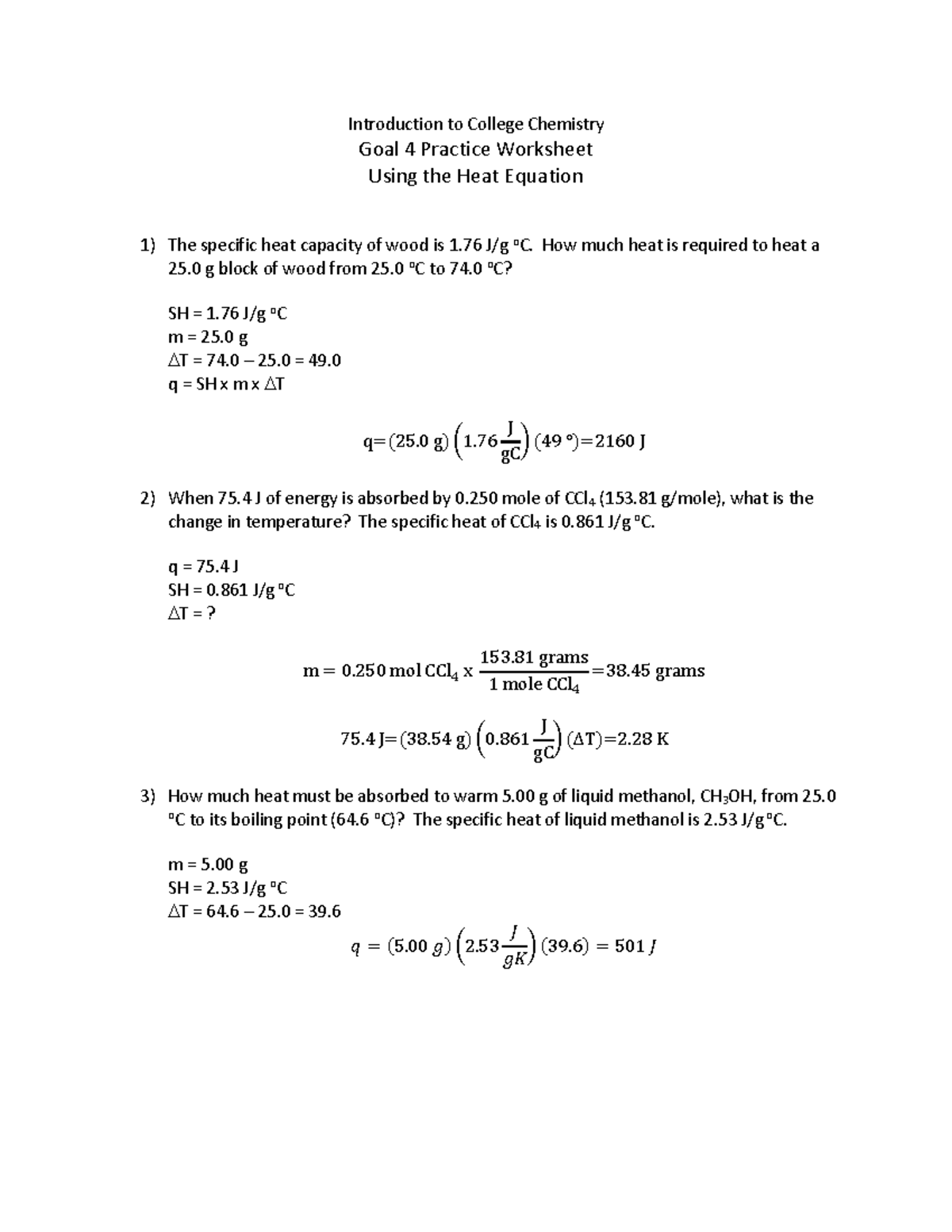 G4 - Practice Worksheet - Introduction to College Chemistry Goal 4 ...