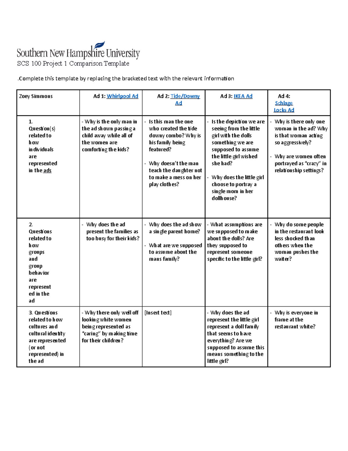 SCS+100+Project+1+Comparison+Template - SCS 100 Project 1 Comparison ...
