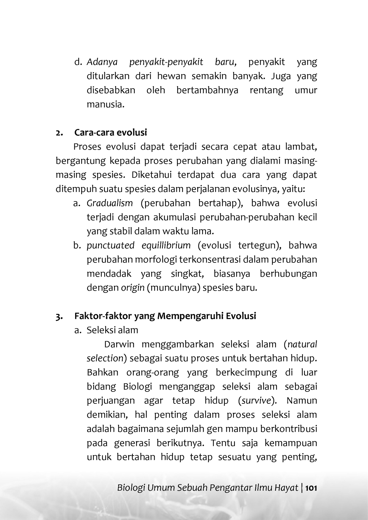 7 - Tugas - Biologi Umum Sebuah Pengantar Ilmu Hayat | 101 D. Adanya ...